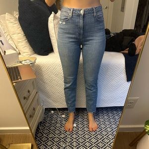 COMFY! PAIGE High Rise Sarah Straight Jeans size 29